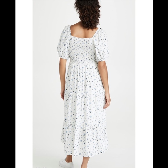 NEW RAHI Nicola Midi Dress Blue & White Floral - Picture 5 of 9